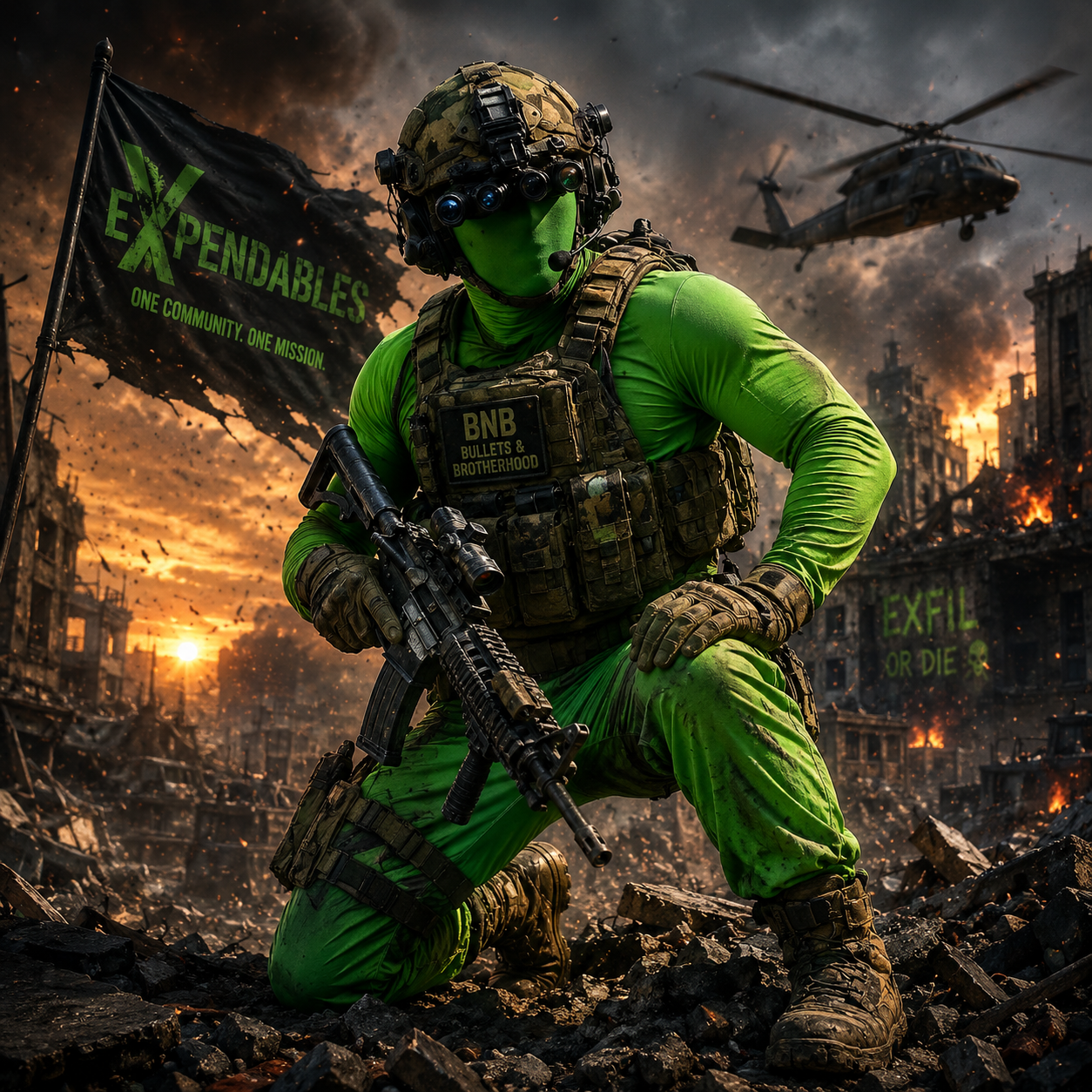 green