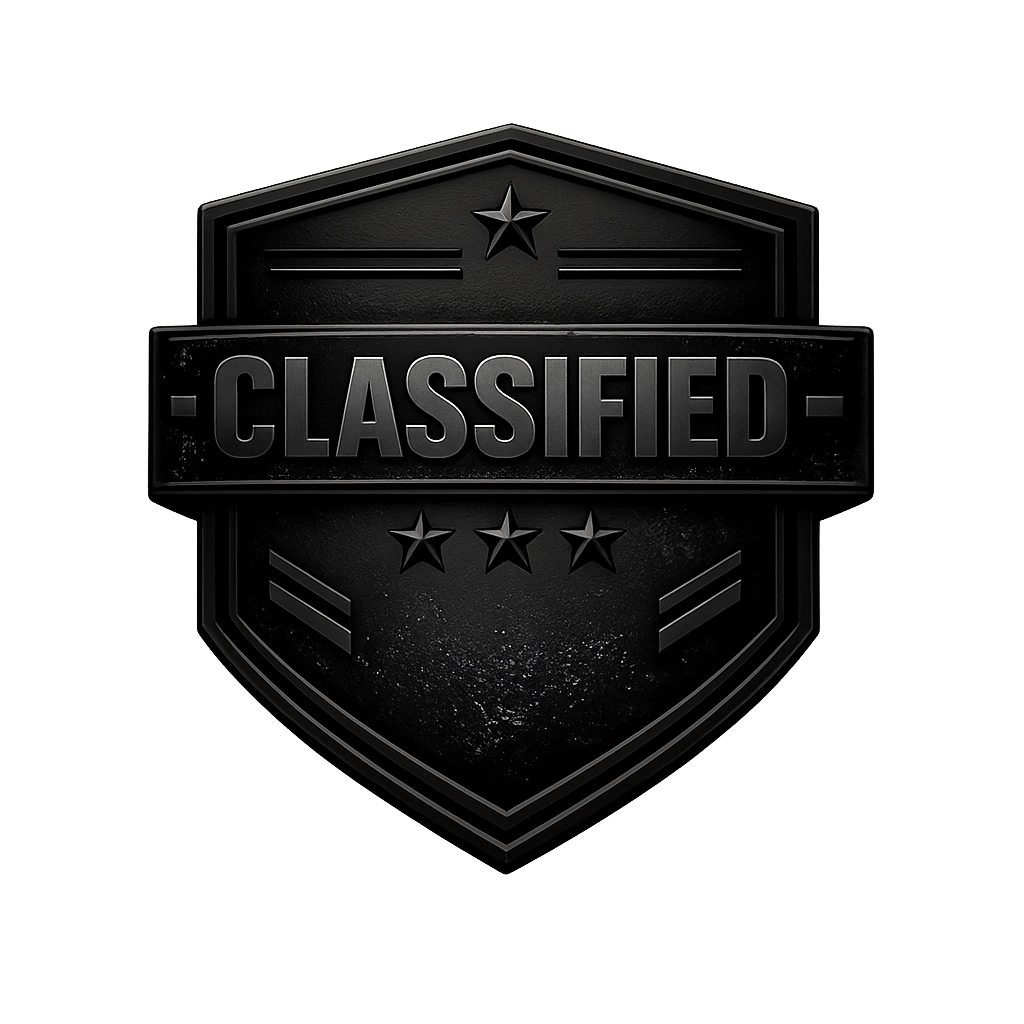 Classified badge